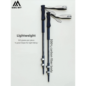 Carbon Fiber Folding Trekking Poles High-Strength Durable Lightweight for Hiking Men Women Outdoor