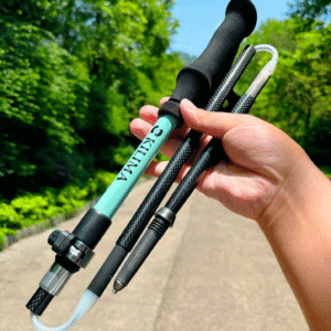 KILIMA T800 Carbon Fiber Folding Trekking Poles High-Strength Durable Lightweight for Hiking Mountaineering Snow Mountain Men Women Outdoor