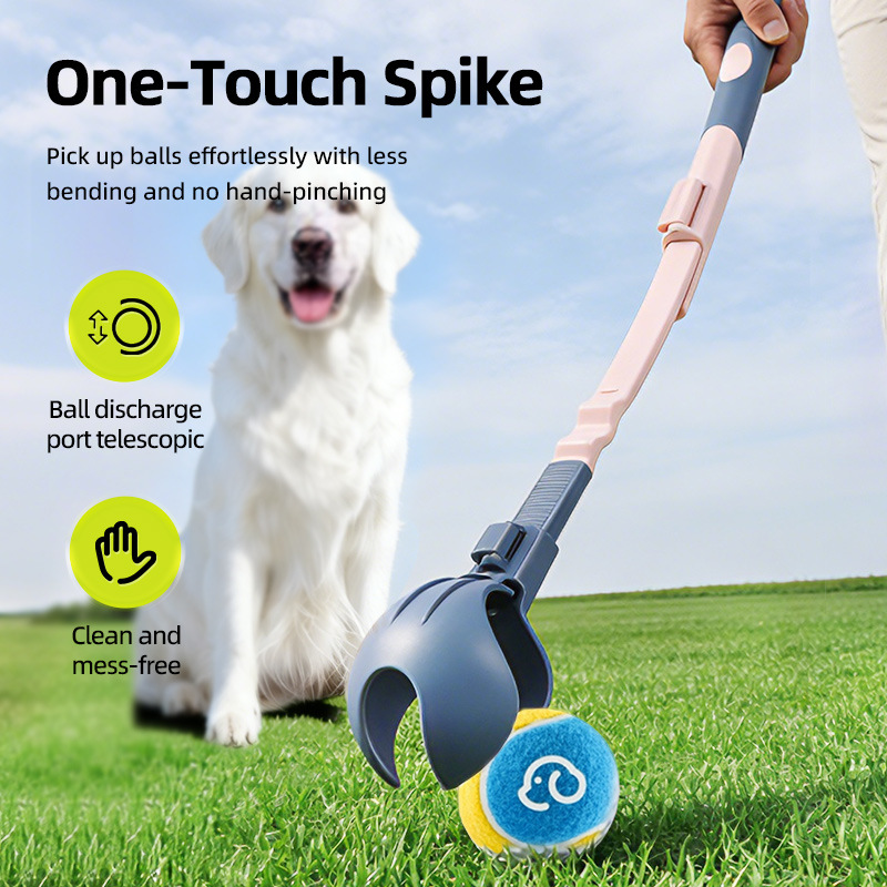 Telescopic Dog Ball Launcher - No Bending Throw Toy, Upgraded Fetch Stick for Dogs - Image 3