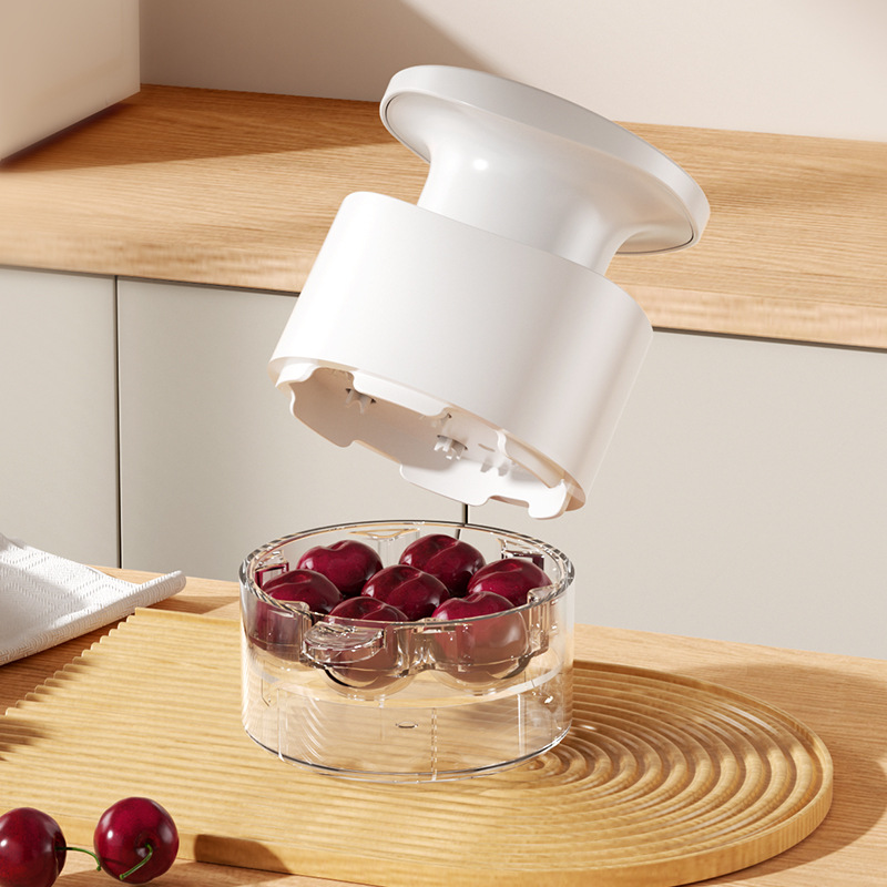 Seven-Hole Press Cherry Pitter - Kitchen Core Removal Tool - Image 4