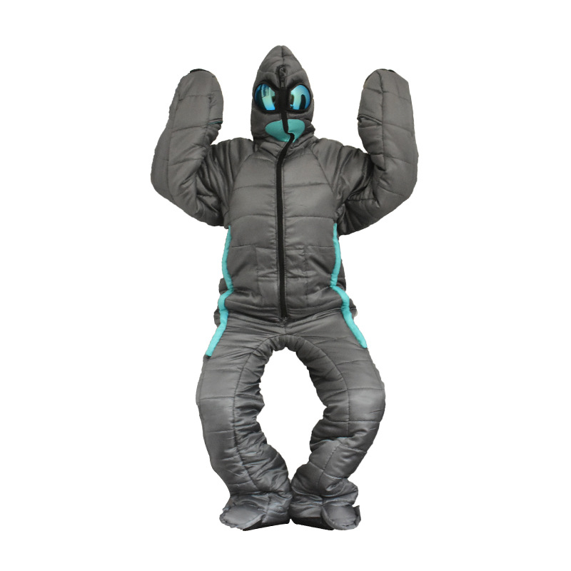 MAXSOINS Alien Walking Sleeping Bag Humanoid Mummy Warm Camping Hospital Care, 3 Sizes - Image 4