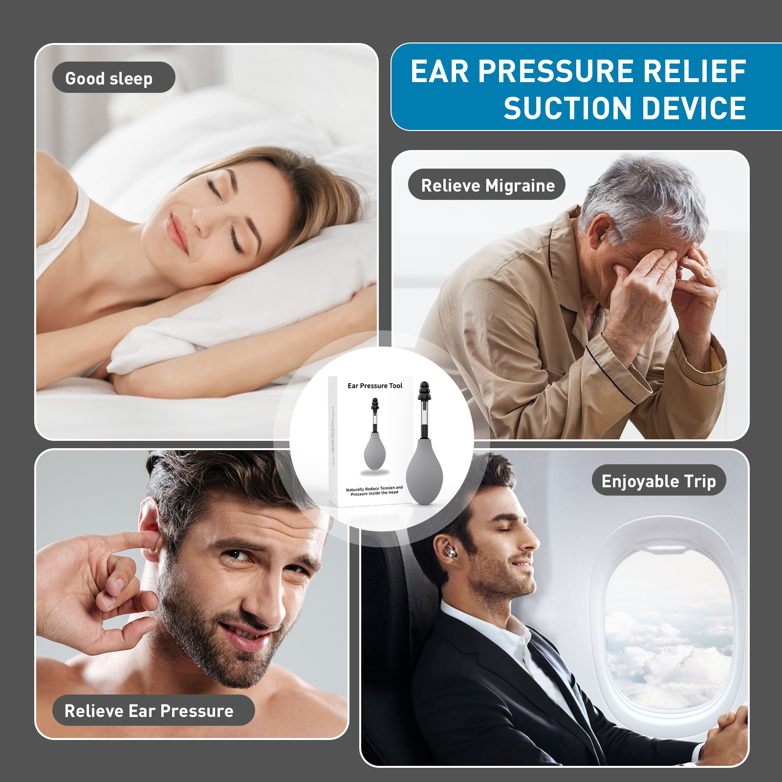 ZOK Ear Pressure Reliever Ear Massage Tool for Inner Ear Pressure Relief - Image 4