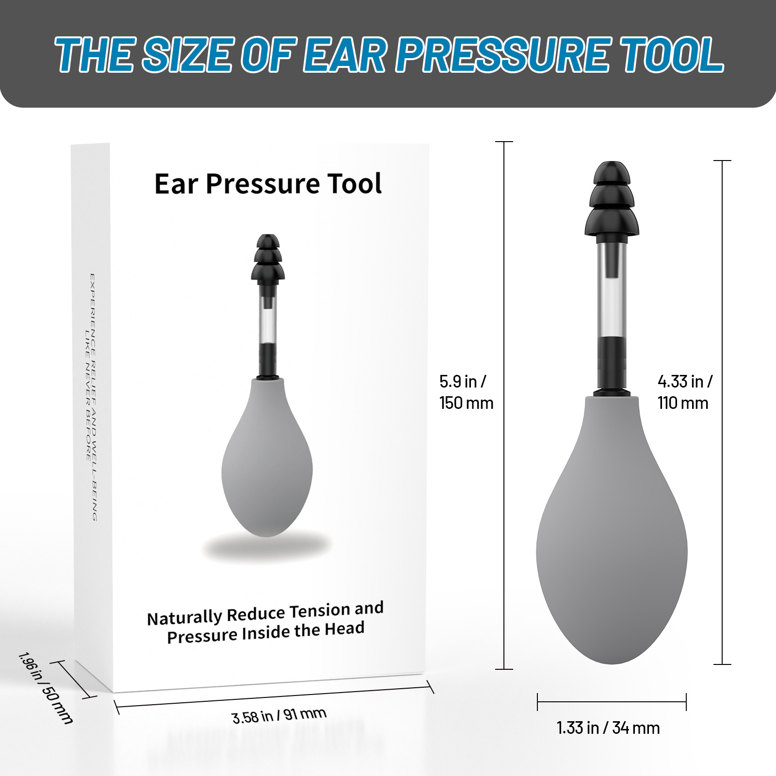 ZOK Ear Pressure Reliever Ear Massage Tool for Inner Ear Pressure Relief - Image 5