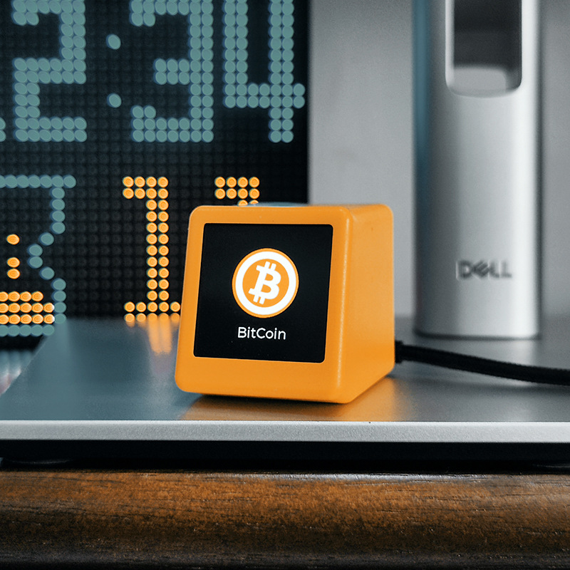 Stock Ticker WiFi Weather Clock Exchange Rate BTC Cryptocurrency Real-time Price