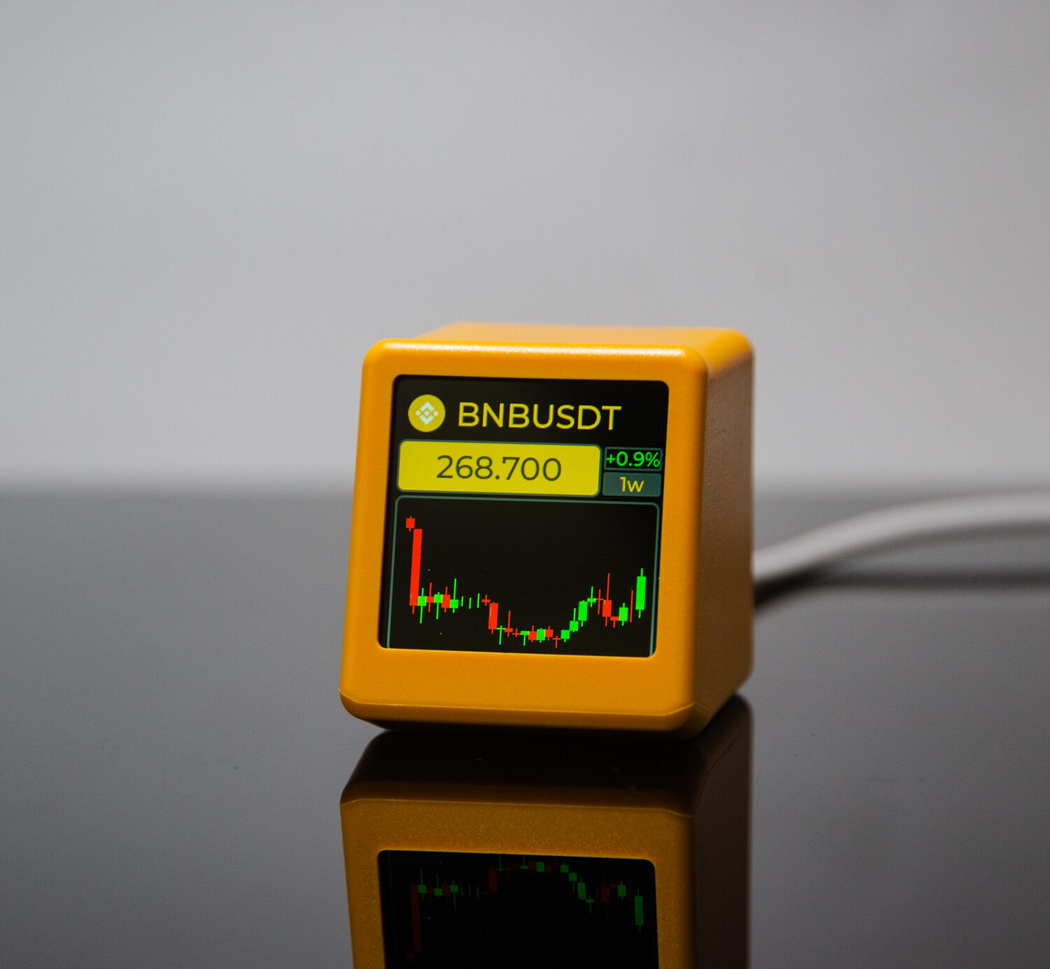 Stock Ticker WiFi Weather Clock Exchange Rate BTC Cryptocurrency Real-time Price - Image 3