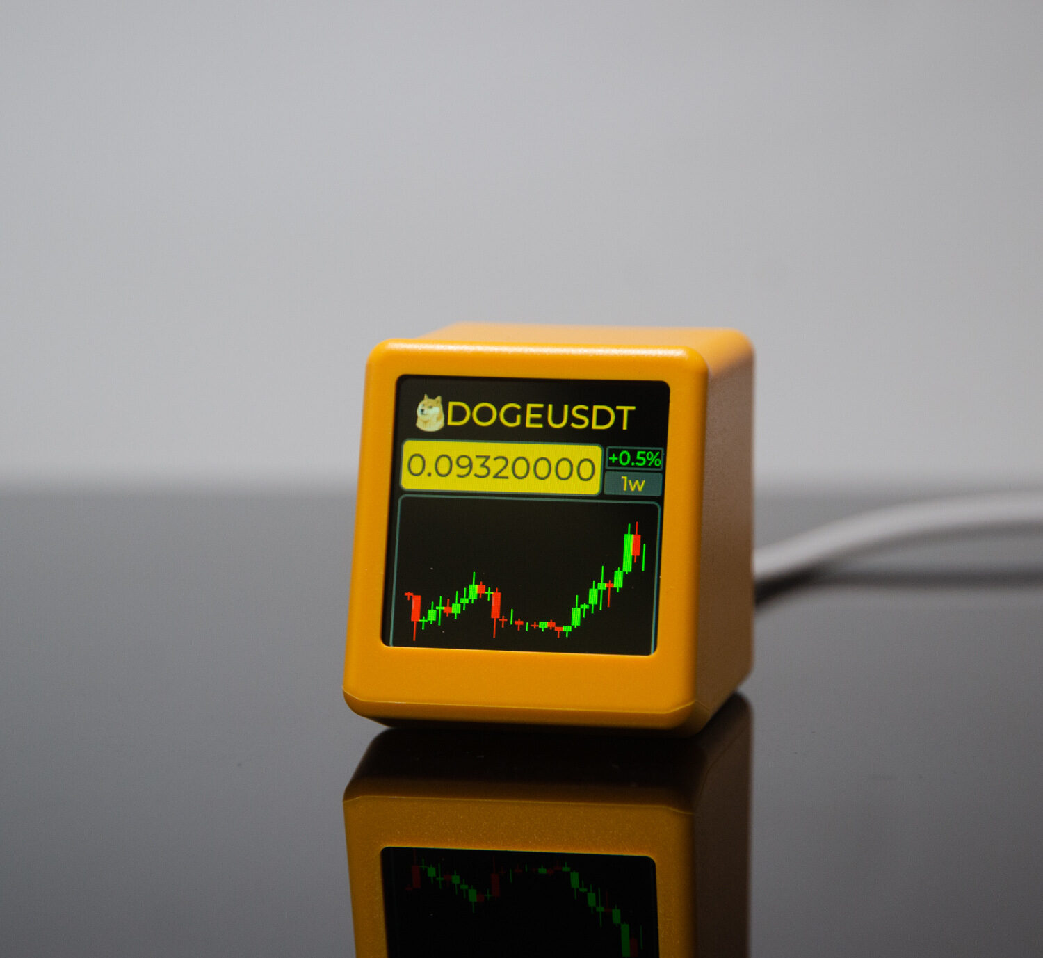 Stock Ticker WiFi Weather Clock Exchange Rate BTC Cryptocurrency Real-time Price - Image 4