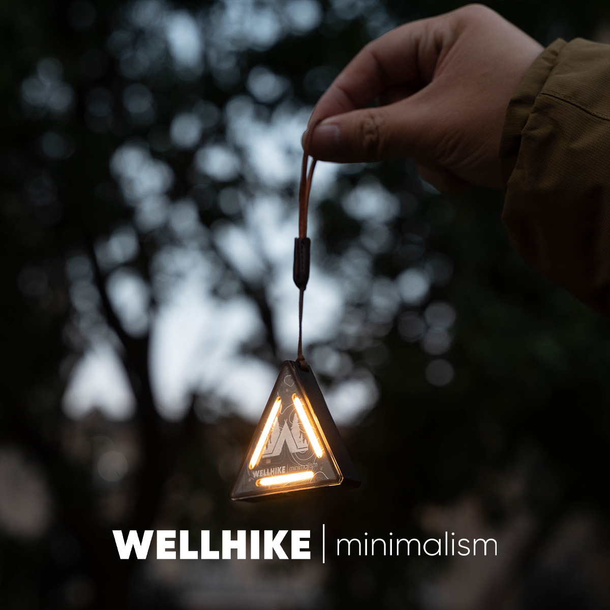 WELLHIKE Mini Outdoor Camping Triangular Warning Badge Light - Multifunctional Ambient Decor Lantern - Image 3