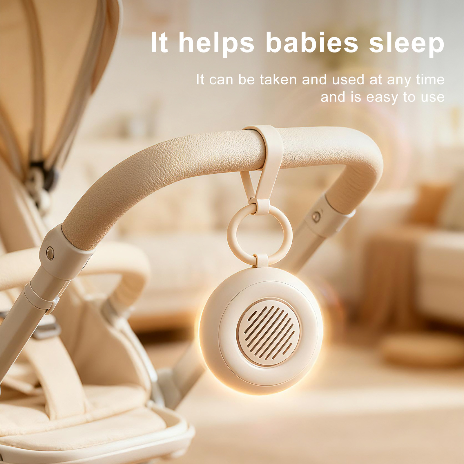 Smart White Noise Cry Detection Baby Sleep Aid Night Light Sound Machine