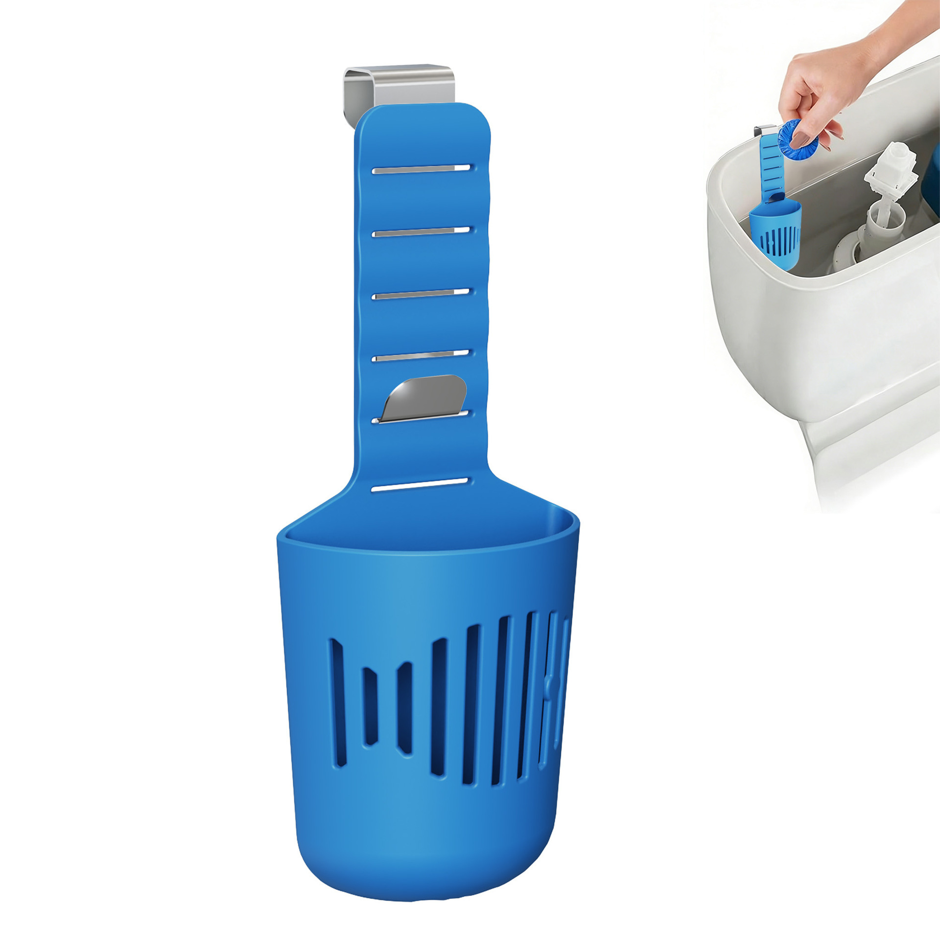 Toilet Tank Cleaning Tablet Holder – Hanging Rack for Automatic Toilet Bowl Cleaner, Rust-Resistant, Multi-Color - Image 6