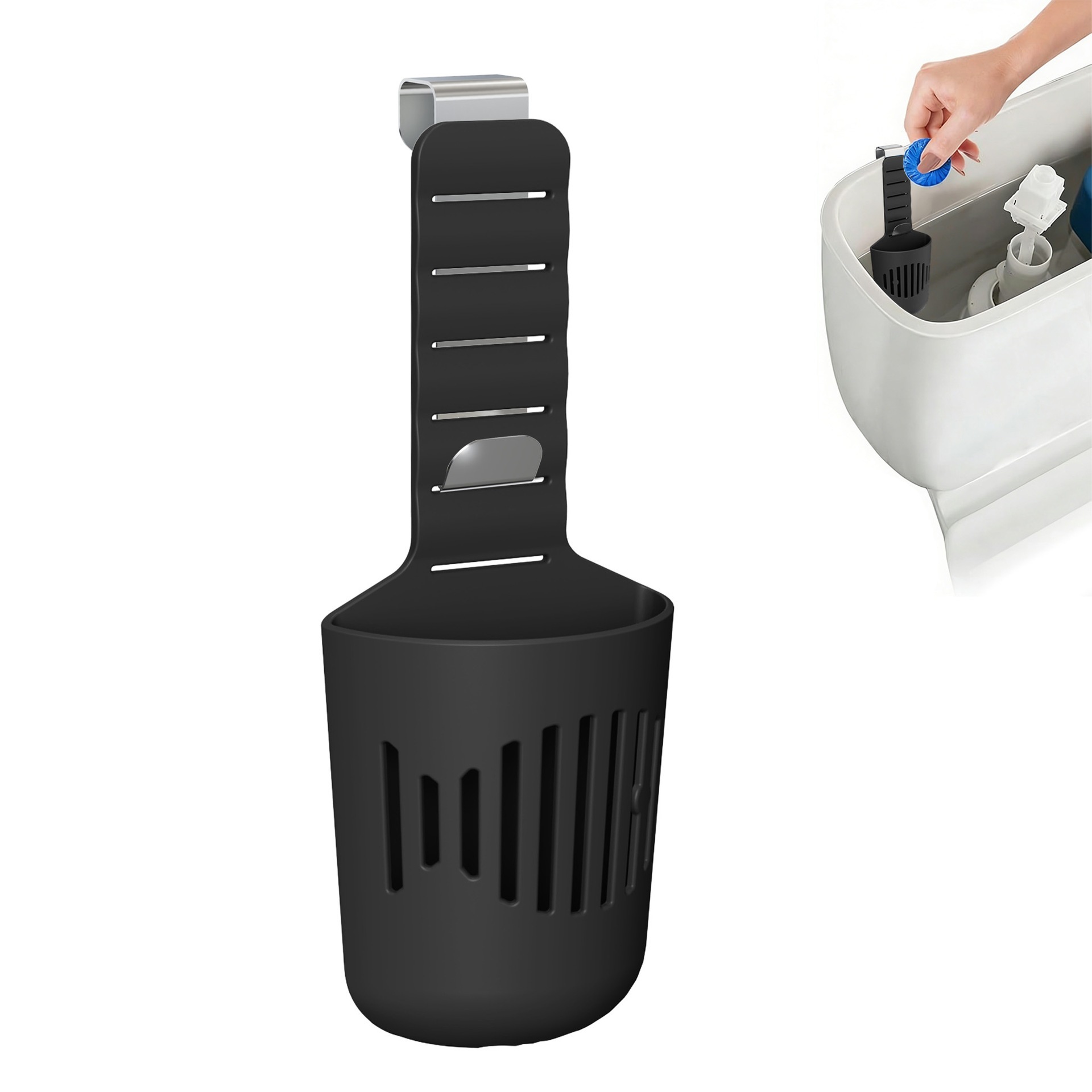 Toilet Tank Cleaning Tablet Holder – Hanging Rack for Automatic Toilet Bowl Cleaner, Rust-Resistant, Multi-Color - Image 7