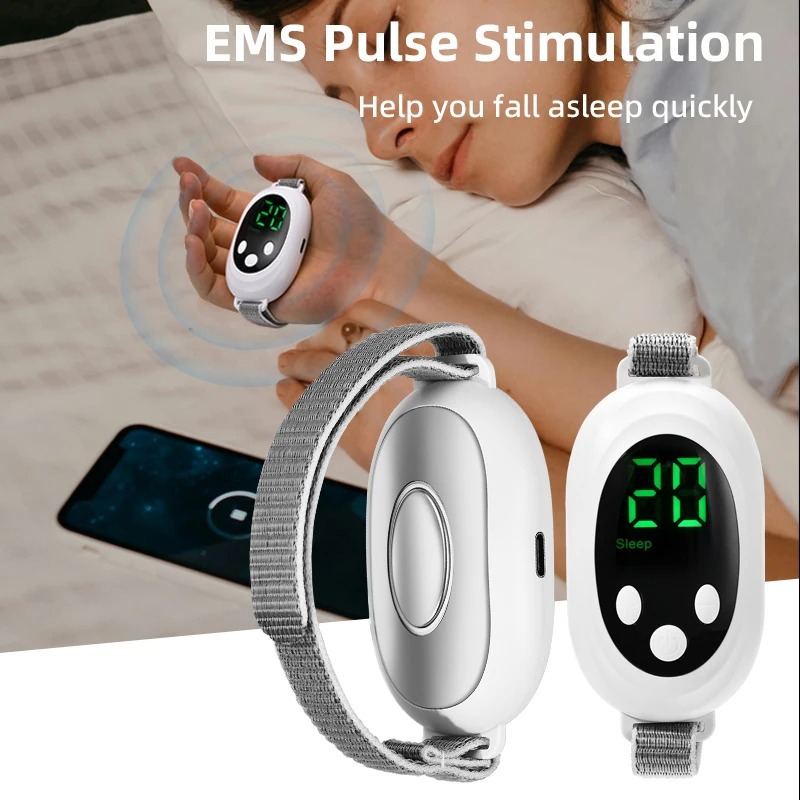 Smart Handheld Sleep Aid Device - Rechargeable Digital Sleep Therapy Machine for Anxiety & Insomnia Relief